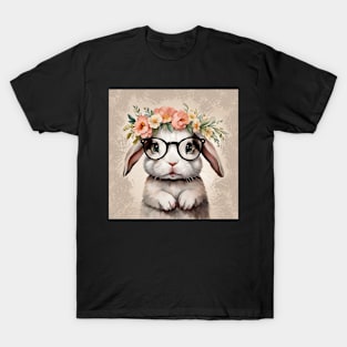 Baby Bunny Wearing Glasses T-Shirt